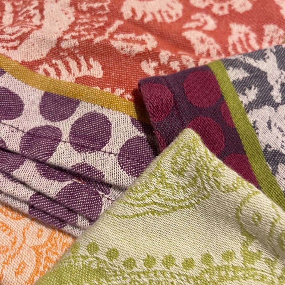 Anthropologie Camila Jacquard Napkins - Thumbnail 3